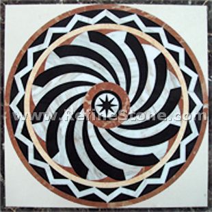 Waterjet inlay patterns or medallion,C3488