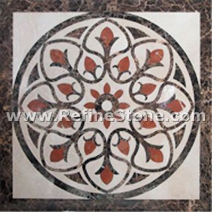 Waterjet inlay patterns or medallion,C3489