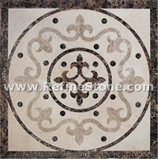 Waterjet inlay patterns or medallion,C3490