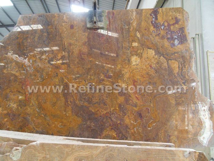 red jade marble slab