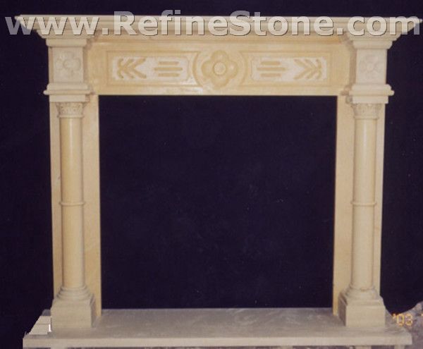 Carved fireplace and fireplace surrounds,C3746