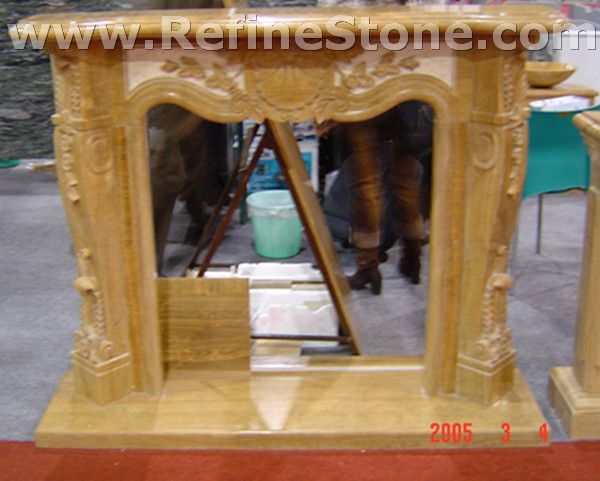 Carved fireplace and fireplace surrounds,C3636