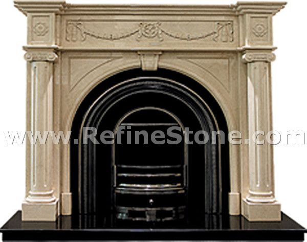 Carved fireplace and fireplace surrounds,C1522