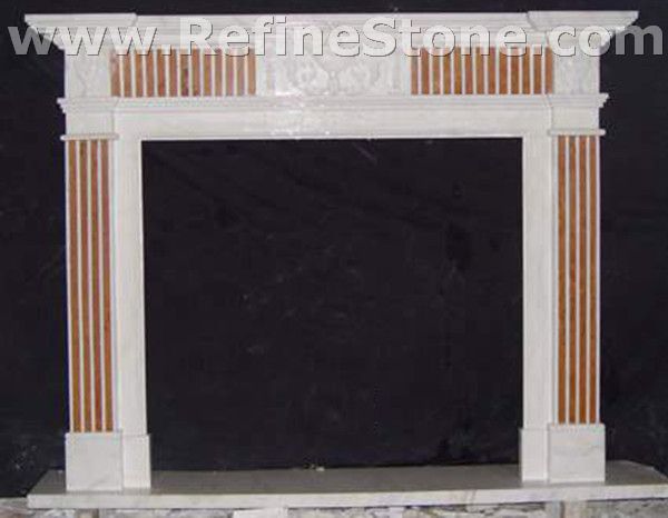 Carved fireplace and fireplace surrounds,C5