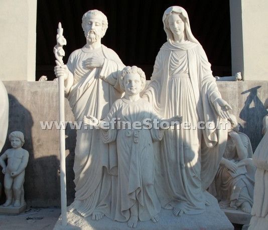 Church marble statue